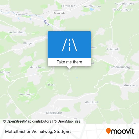 Mettelbacher Vicinalweg map