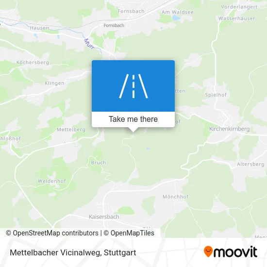 Карта Mettelbacher Vicinalweg
