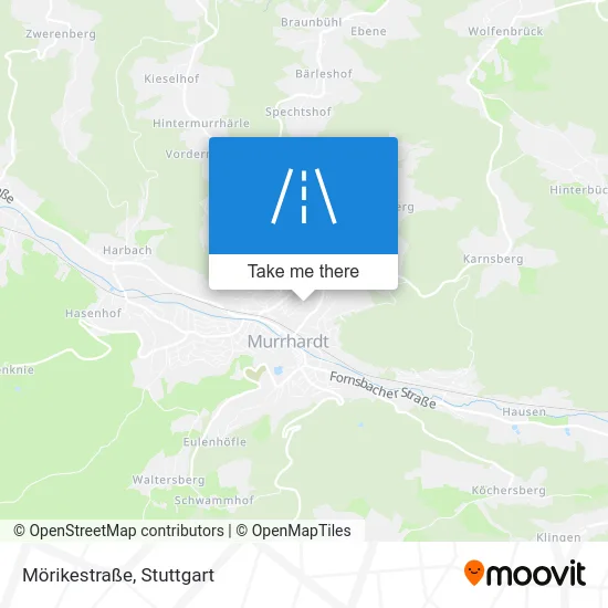 Карта Mörikestraße