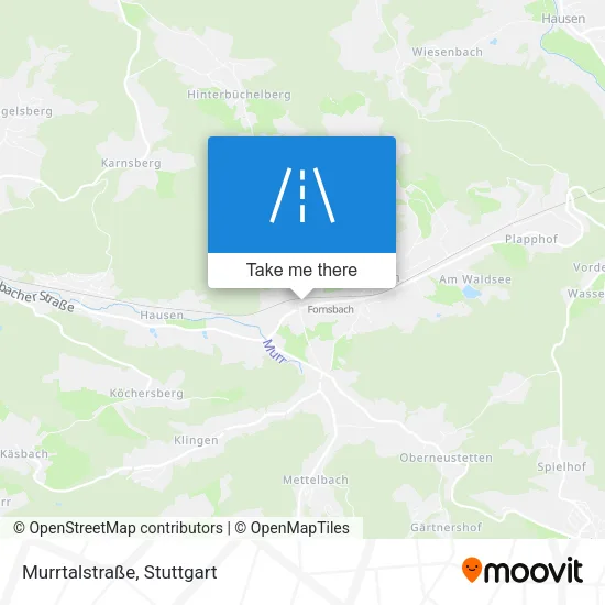 Карта Murrtalstraße