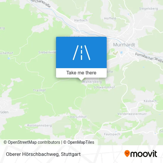 Карта Oberer Hörschbachweg