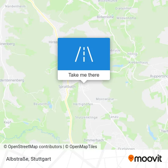 Карта Albstraße