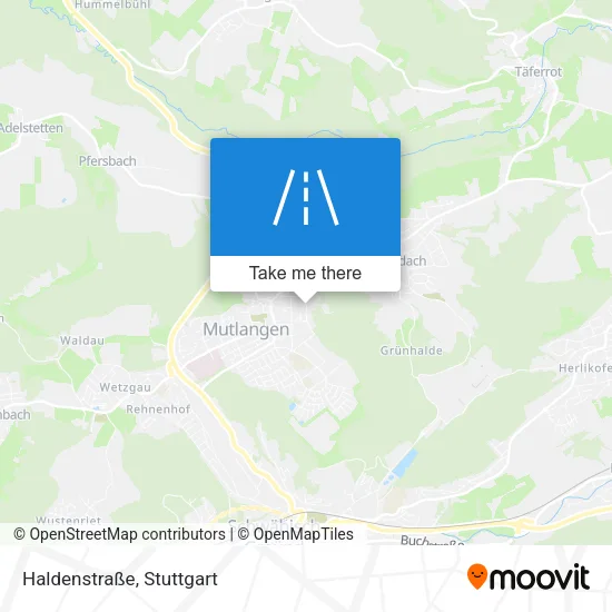 Haldenstraße map