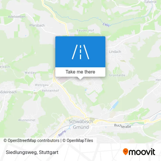 Карта Siedlungsweg
