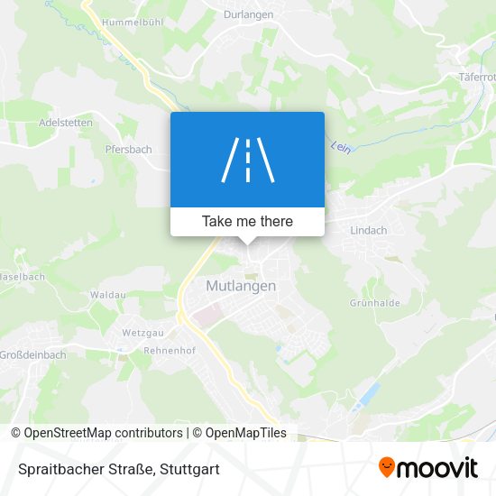 Spraitbacher Straße map
