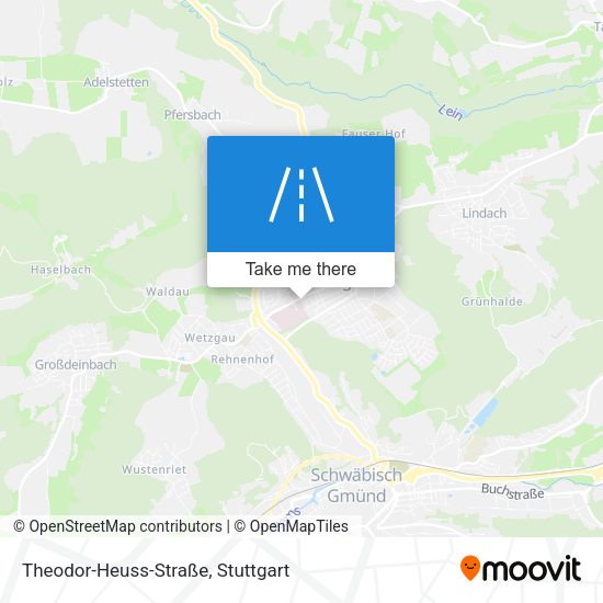Theodor-Heuss-Straße map