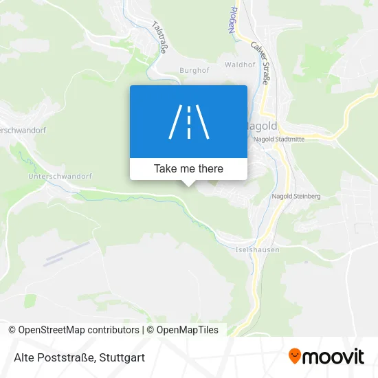 Карта Alte Poststraße