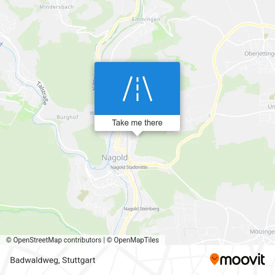 Карта Badwaldweg