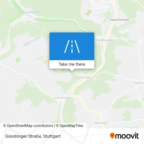 Gündringer Straße map