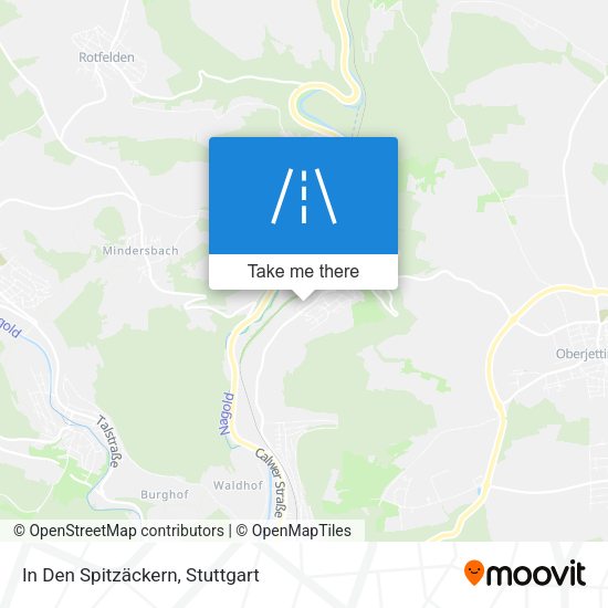 In Den Spitzäckern map