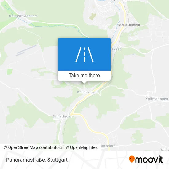 Карта Panoramastraße