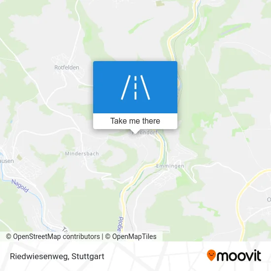 Riedwiesenweg map