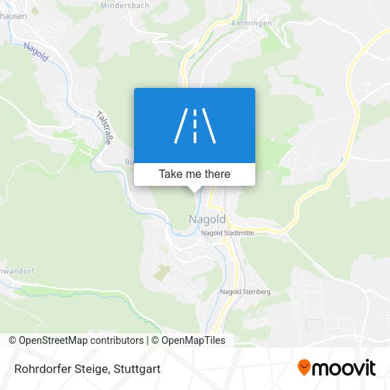 Карта Rohrdorfer Steige