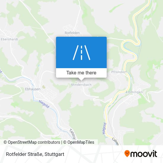 Карта Rotfelder Straße