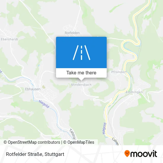 Карта Rotfelder Straße