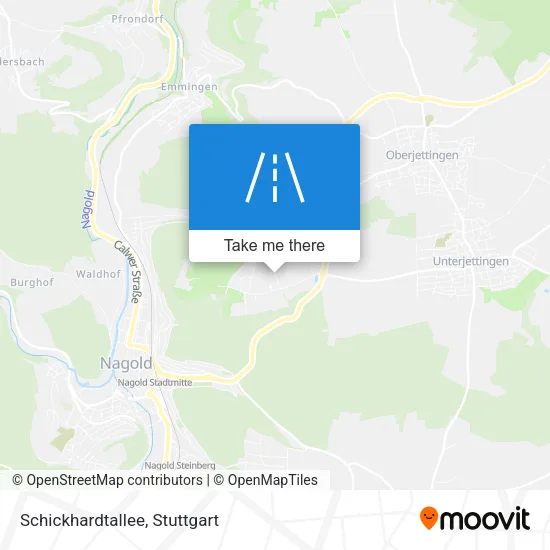 Карта Schickhardtallee