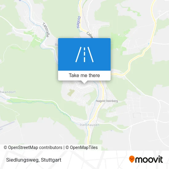 Карта Siedlungsweg