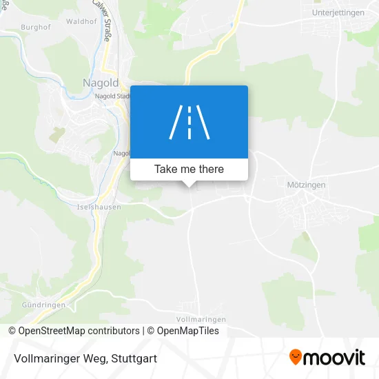 Карта Vollmaringer Weg