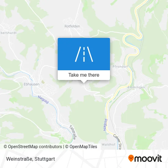 Карта Weinstraße