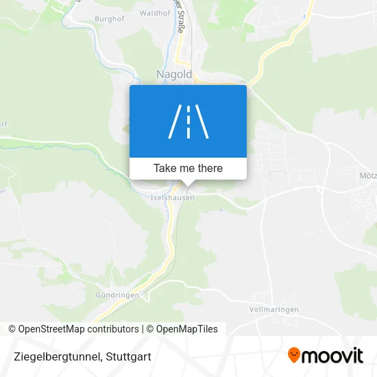 Карта Ziegelbergtunnel