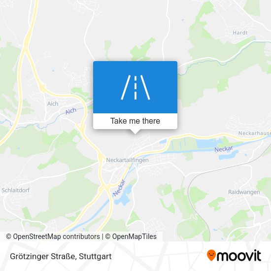 Grötzinger Straße map