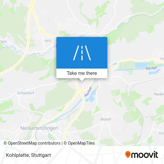 Карта Kohlplatte