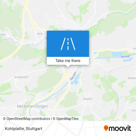 Карта Kohlplatte
