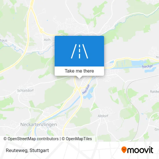 Карта Reuteweg