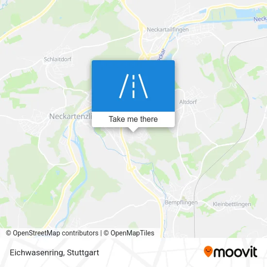 Карта Eichwasenring