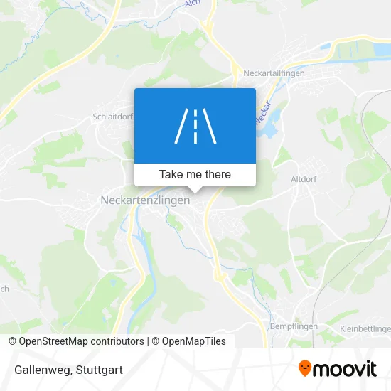 Карта Gallenweg