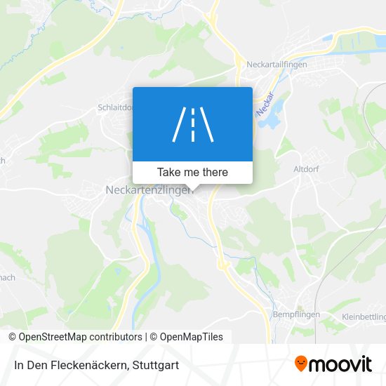 In Den Fleckenäckern map