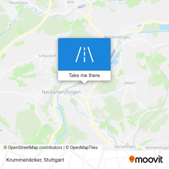 Карта Krummenäcker