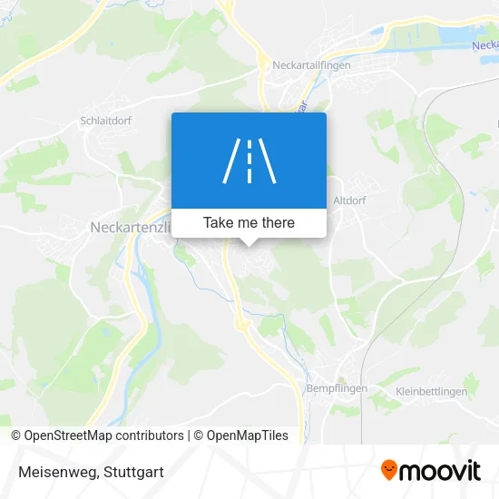 Карта Meisenweg