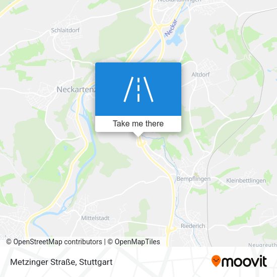 Metzinger Straße map
