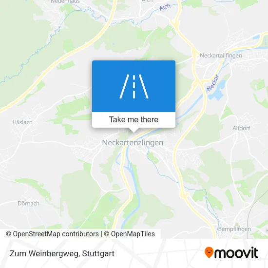 Карта Zum Weinbergweg