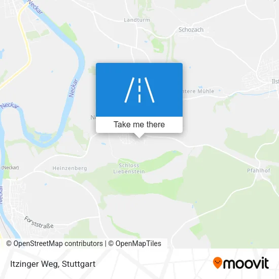 Карта Itzinger Weg