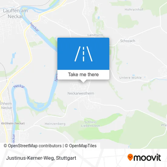 Карта Justinus-Kerner-Weg
