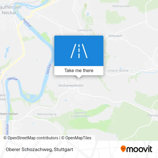 Карта Oberer Schozachweg