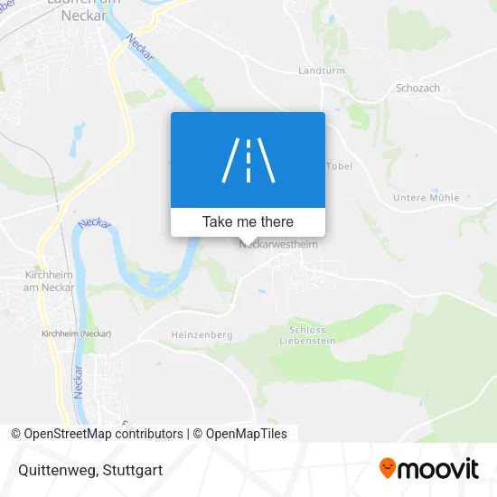 Карта Quittenweg