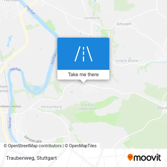 Карта Traubenweg