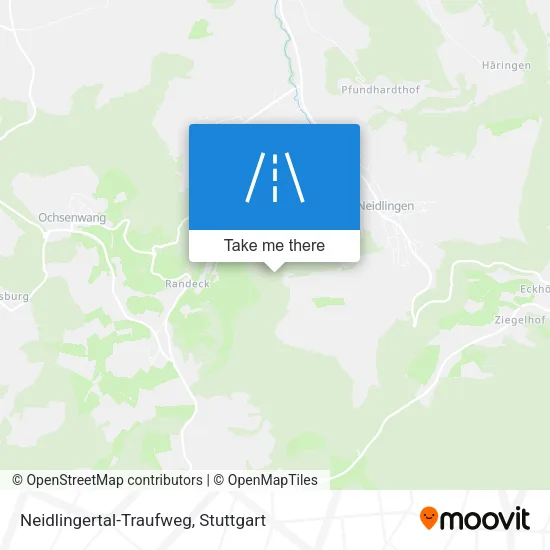 Карта Neidlingertal-Traufweg