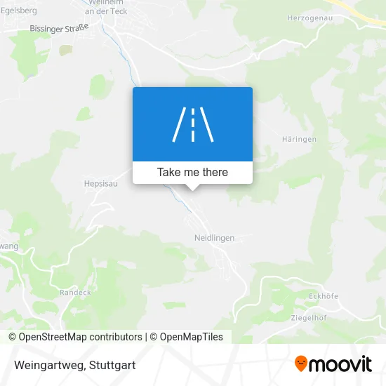 Карта Weingartweg