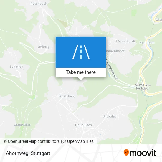 Карта Ahornweg