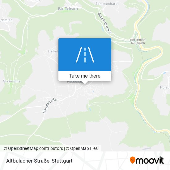 Карта Altbulacher Straße