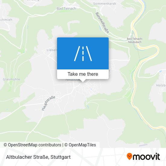 Altbulacher Straße map