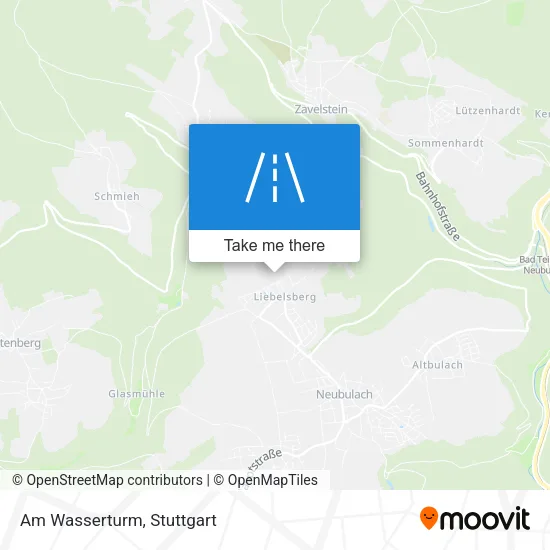 Карта Am Wasserturm