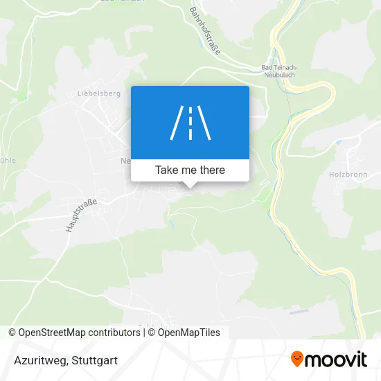 Карта Azuritweg