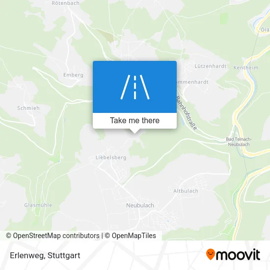 Карта Erlenweg