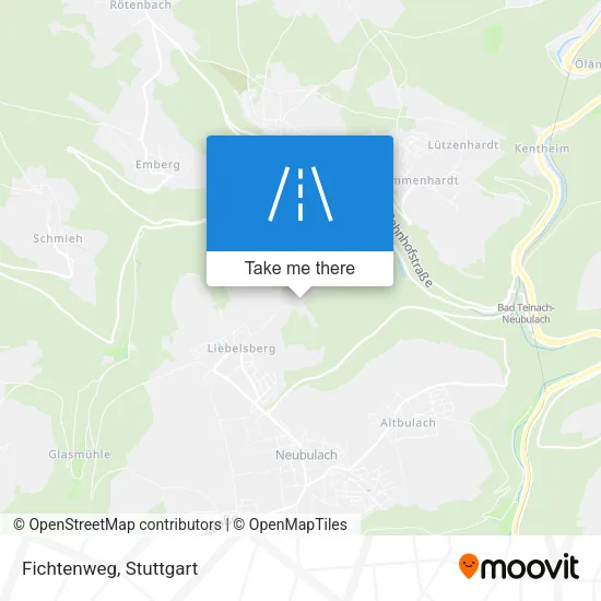 Карта Fichtenweg