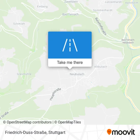 Карта Friedrich-Duss-Straße